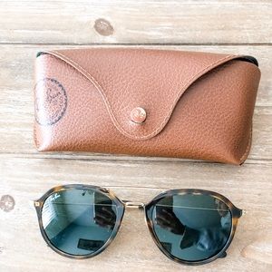 Ray Ban Tortoise Aviator Sunglasses
